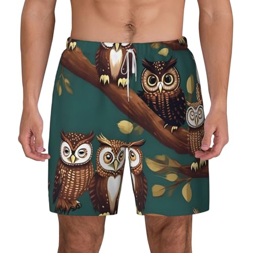 Bañador para hombre ligero y transpirable con estampado Magic Owel 1