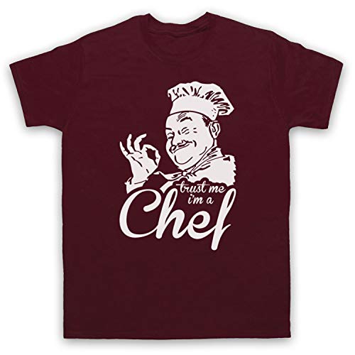 Croyez-Moi Je suis Chef T-Shirt Homme en coton à col rond pour passionnés de cuisine