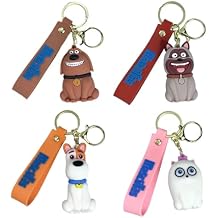 Secret Life Pets Decorate Pendant Doll 2.5inch Secret Life Pets 4 Pcs