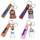 yuanpulalala Secret Life Pets Decorate Pendant Doll 2.5inch (Secret Life Pets 4 Pcs)