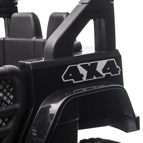 HOMCOM Voiture Electrique Enfant 4x4 Véchicule pour Enfants 12V Noir – vue 9