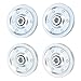 Estink Pulley Kit, 4PCS 3in Heavy Duty Garage Door Pulley Kit 200LB Capacity Smooth Operation for Heavy Door and Industrial Application