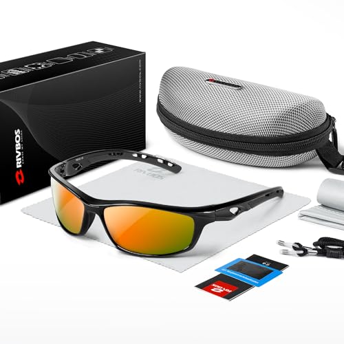 Image of RIVBOS Sunglasses for Men Women Polarized UV Protection Sports Fishing Driving Shades Cycling RB833