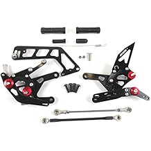 V2.0 Adjustable Rearsets Compatible with Yamaha MT10 FZ10 2016-2022, Black