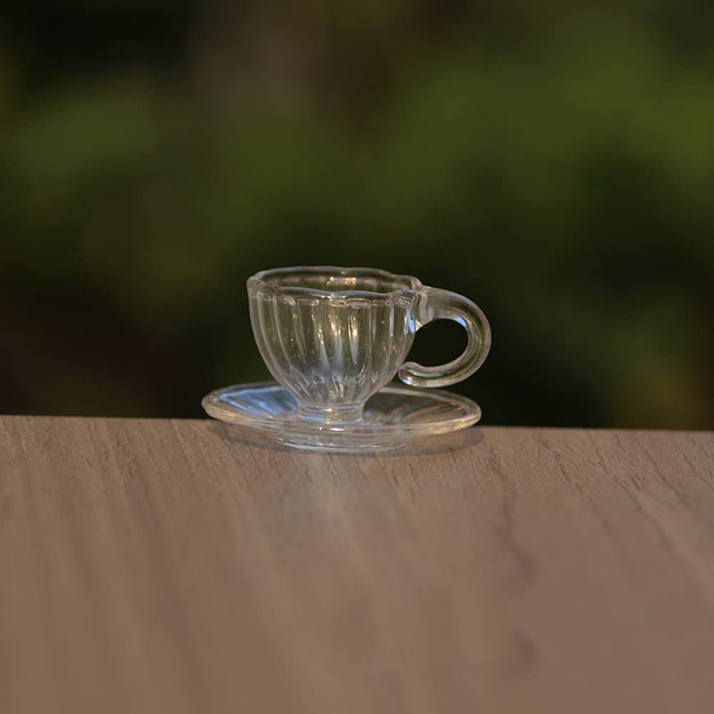 Amazon | Luottus ミニチュア ミニティーカップ ティーポット デザート  