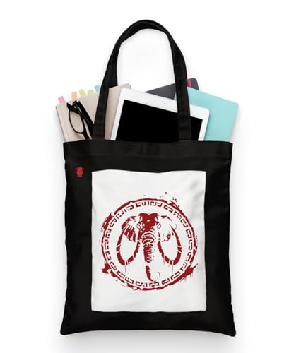 Image of ZORI Black Tote Bag With Pocket Printed Designed Canvas Tote Bags For Women large capacity,Tote bag For Shopping, College, Travel, More Canvas Handbag For Unisex Bag