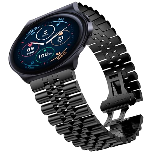 Correa de acero para Moto Watch 120, 22 mm miniatura 1