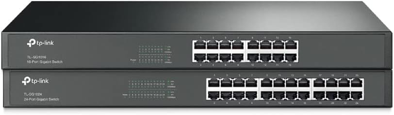 TP-Link TL-SG1016, 16-Port Gigabit Easy Smart Switch with 8-Port PoE+