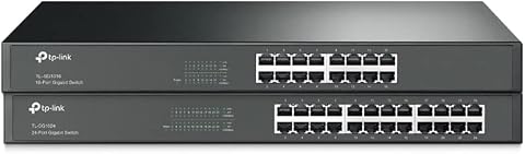 TP-Link TL-SG1016, 16-Port Gigabit Easy Smart Switch with 8-Port PoE+