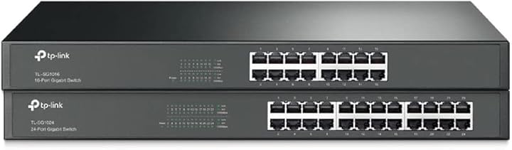 TP-Link TL-SG1016, 16-Port 10/100/1000 Mbps Gigabit Ethernet Switch