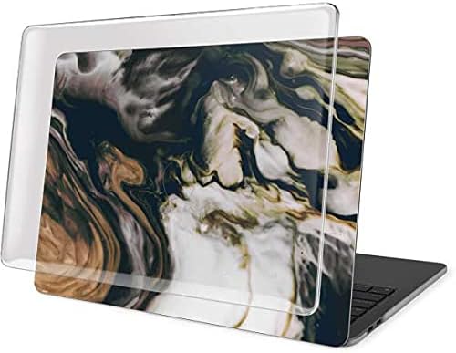 Skinit Case + Skin Compatible with MacBook Pro 16in (2019-20) Originally Designed Copper and Black Marble Ink Design