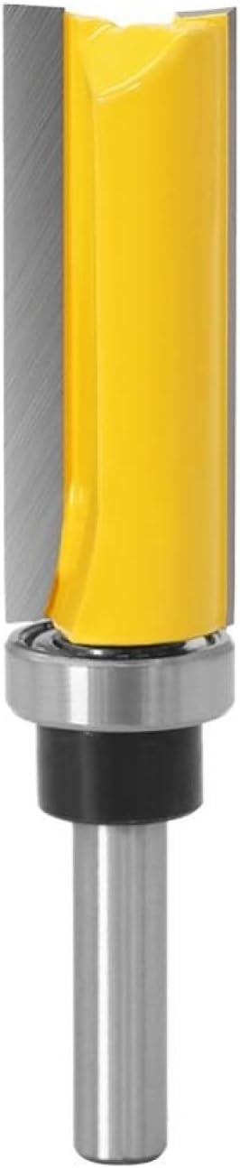 Drill Bit 1pc 8mm Flush Trim Pattern Router Bit Top & Bottom Bearing Bits Milling Cutter,flush trim bit