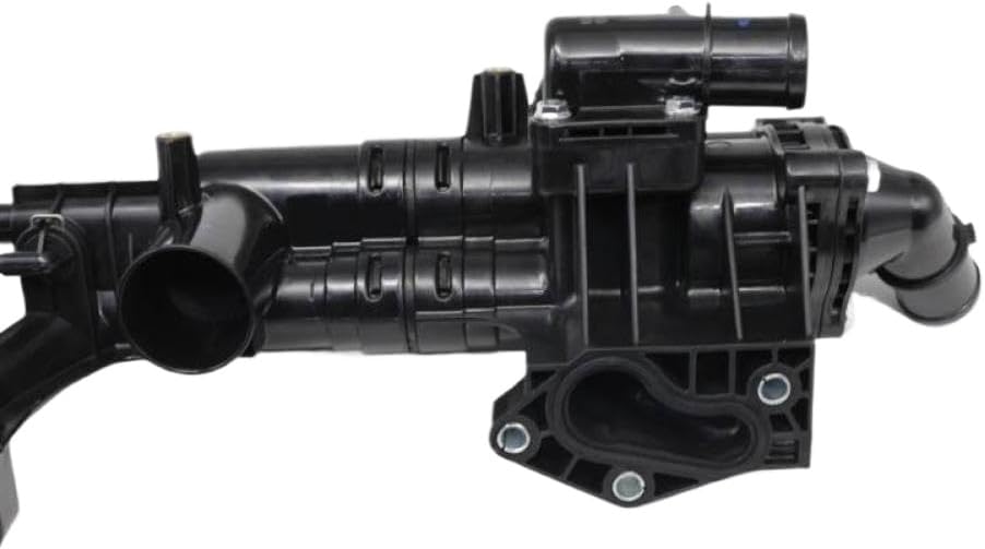 Engine Radiator Thermostat Housing 256003CAE0 25600-3CAE0 Compatible With 12-19 Santa Fe Azera Cadenza Sedona 3.3L