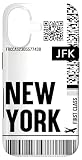 Carcasa para iPhone 17 Billete de avión de Nueva York Pase de embarque Ciudad Viajes en avión