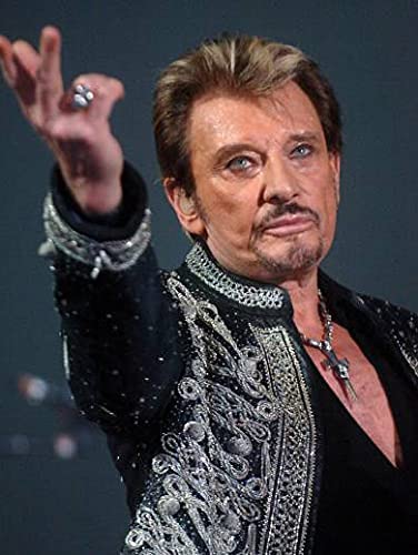 Johnny Hallyday en broderie diamant 5D portrait hommage hommage