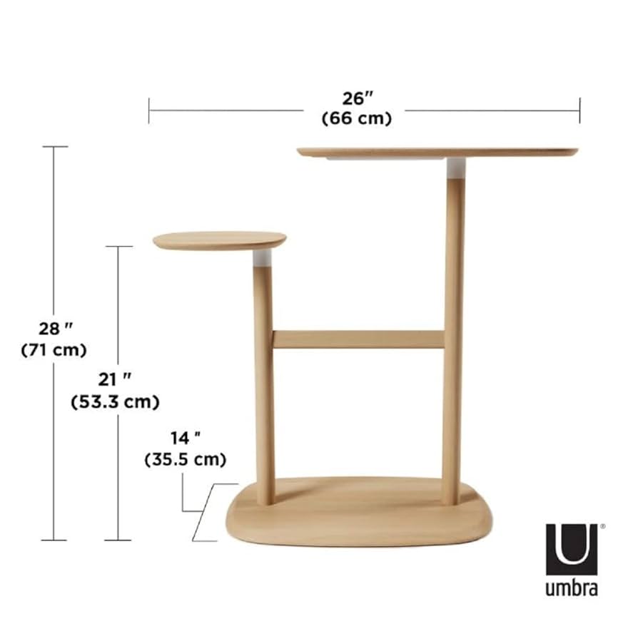 Amazon.com: Umbra Swivo Side Bedside Two Swiveling Table