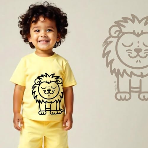 Image of minicult kids Kids Cotton Shorts and Matching Tshirt Coord clothing set with Cute Prints Clothing Set (200gsm Cotton Fabric)(pack of 2)