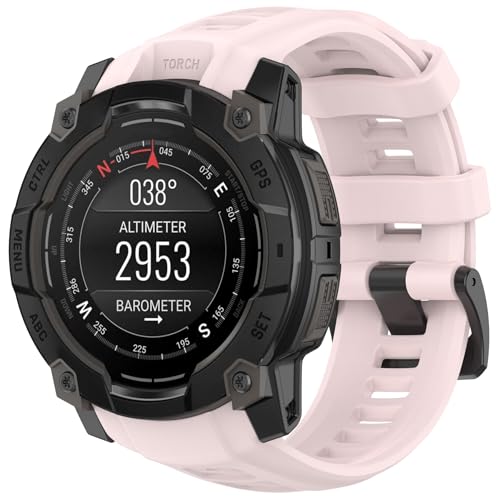 For �K�[�~��(GARMIN) Instinct3 AMOLED 45mm/ 50mm �o���h�A�V���R�[�� �������X�g���b�v�A�ϋv���y�ʁA�j�����p�A�����ȒP���v�x���g for �K�[�~���C���X�e�B���N�g3 SOLAR 45mm/ 50mm (���C�g�s���N,