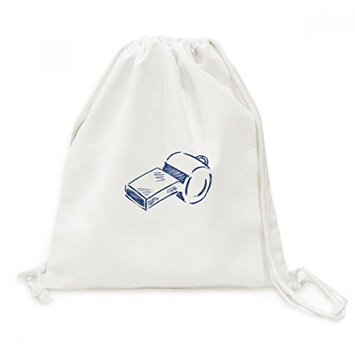 Sac à dos cordon football bleu pour remplacer les sacs lourds