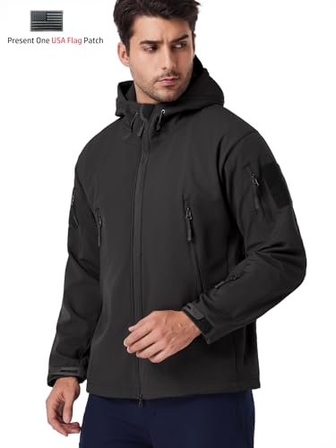 ReFire Gear Men's Army Special Ops Military Tactical Jacket Softshell Fleece Hooded Outdoor Coat - Image 3