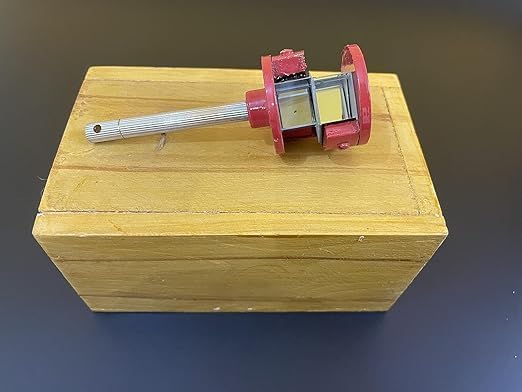 Optical Square 4-Inch Right Angle Survey Instrument with Aluminum Body and Wooden Box