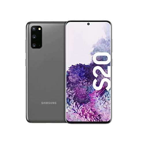 Samsung Galaxy S20 Smartphone Bundle (15,83 cm) 128 GB interner Speicher, 8 GB RAM, Hybrid SIM, Android inkl. 36 Monate Herstellergarantie [Exklusiv bei Amazon] Deutsche Version, cosmic grey