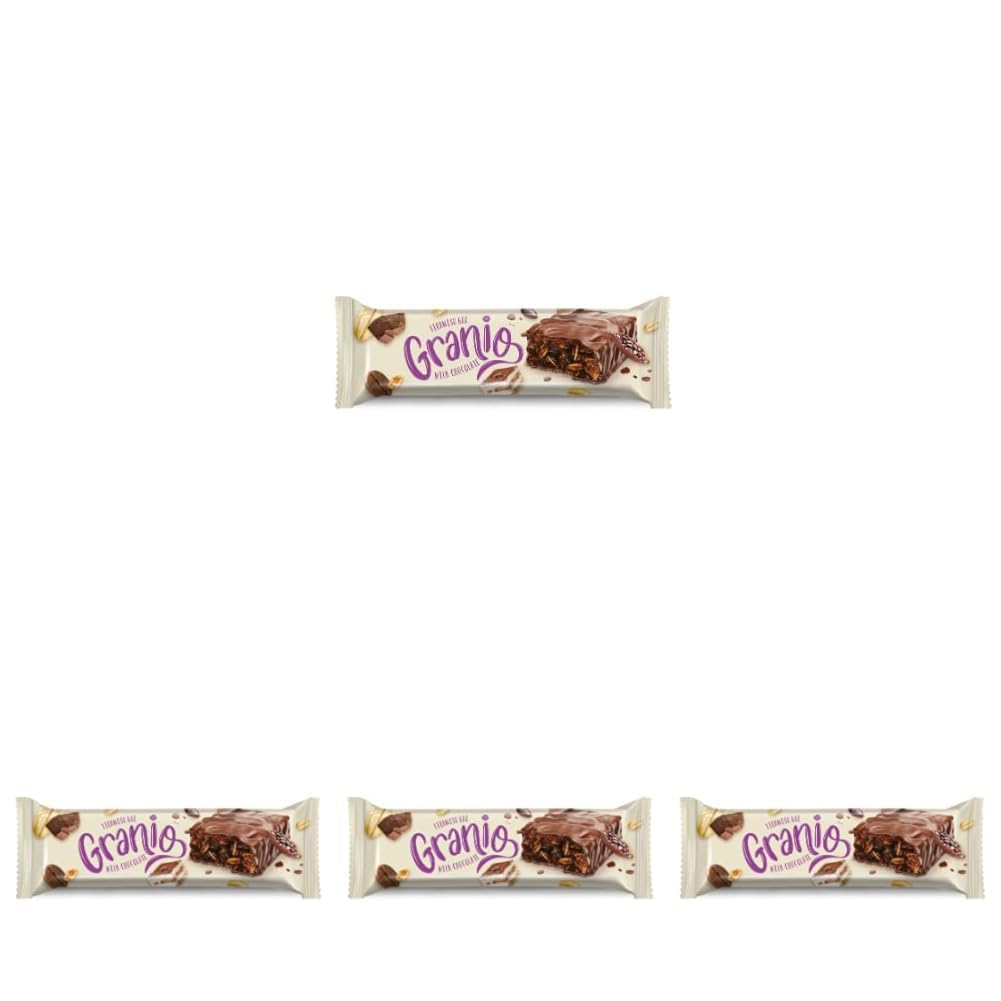 Hünnap Granio Tramisulu 40 gr Çikolata Kaplamalı Bar 4lü paket