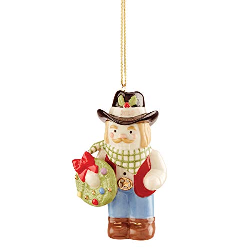 Lenox 2020 Cowboy Nutcracker Ornament, 0.45 Lb, Multi #TOP6