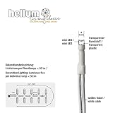 hellum 579109 ?a?cuch ?wietlny z 10 diodami LED, d?ugo?? 1,35 m, klasyczny, ciep?a biel, 59 lm, ?a?cuch ?wietlny bia?y z wtyczk?, choinka
