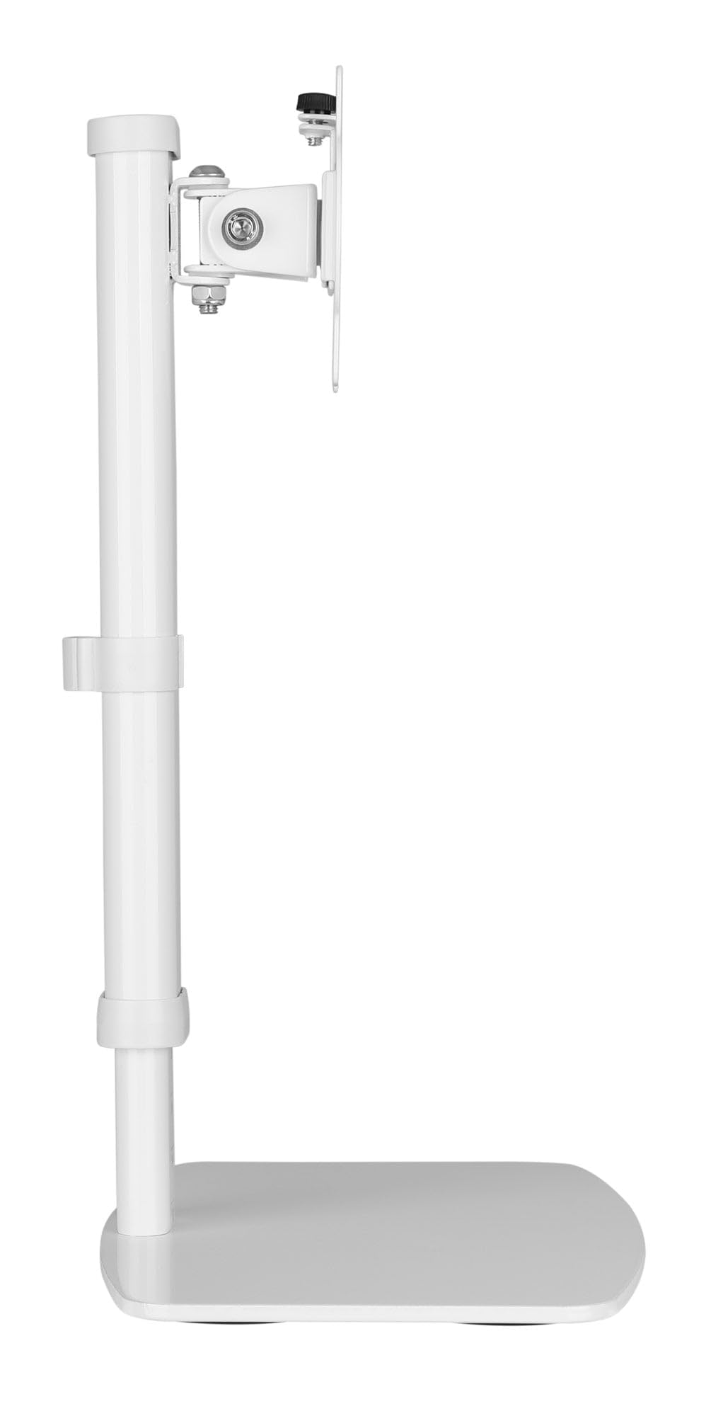 Techly 102765 Supporto da Tavolo Stand per Monitor 17-27" con Base Bianco