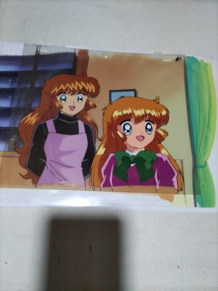 怪盗セイントテールセル画A3背景カラーコピー