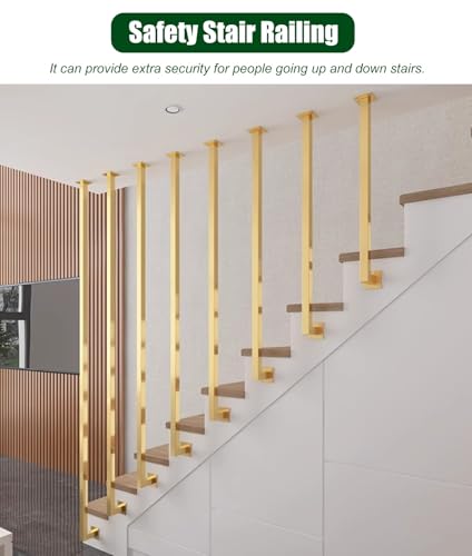 Kits de barandillas para escaleras de interior de madera de 71 a 182 cm con husillos 3