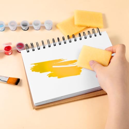 6 Stk Gummi Reinigungsradierer,Kleber Radiergummi,Kunst Krepp-Radiergummi,Klebereste-Radierer Rohgummi,Aquarellfarben-Radiergumm,Kleberadierer zum Entfernen von Klebstoff Rückständen aus Papier Kunst