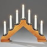 Auch dieser elektrische Holzleuchter von Konstsmide hat eine ganz besondere Geschichte zu erzählen. Ein nostalgisches Original, das einen besonderen Platz in Ihrem Herzen und Ihrem weihnachtlichem Zuhause verdient.