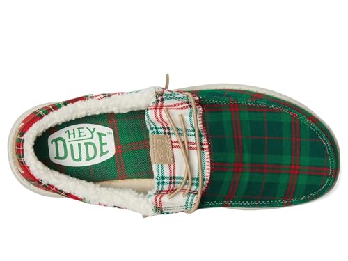 Hey Dude Men's Wally Tri Tartan Plaid Loafer2
