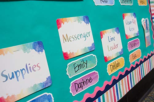Watercolor Classroom Jobs Mini Bulletin Board #TOP3
