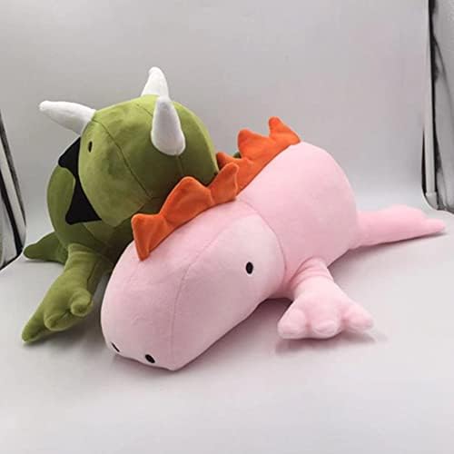 40cm/15.7''Dinosaur Plush Toy,WeightedDinosaur Plush Pillowfort  Cute Dinosaur Stuffed Animals Doll Pacify Rag Toy for Kids Fans Dinosaur Plush Figure Toy Gift (green)
