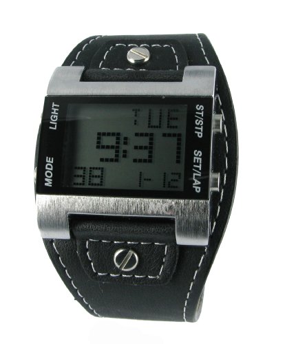 Preisvergleich Produktbild MC Timetrend Herren-Armbanduhr Digital Quarz Kunstleder 30337