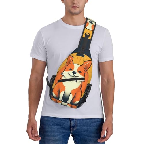 Morrales Sling Pequeño para Senderismo unisex Negro miniatura 7