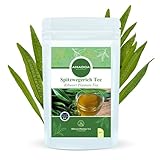 Anadoa Spitzwegerich Tee 80 g – Reiner Kräutertee aus Plantago lanceolata Blättern | Wohltuend bei Husten & Halsschmerzen | Pflanzlich, Ohne Zusatzstoffe & Schonend Getrocknet