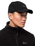 schnelltrocknend Jack Wolfskin Kappe Vent Pro Cap, Black, M, 19222-6000003