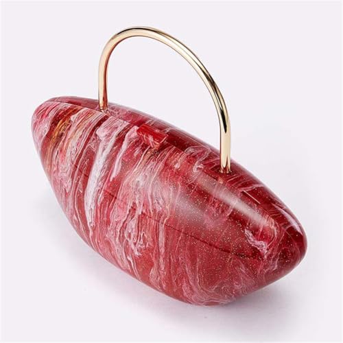 Acrylic Evening Clutch Purse for Women Trendy Marble Shoulder Bag Chain Crossbody Bag Acrylic Top Handle Handbag Tote Purse4