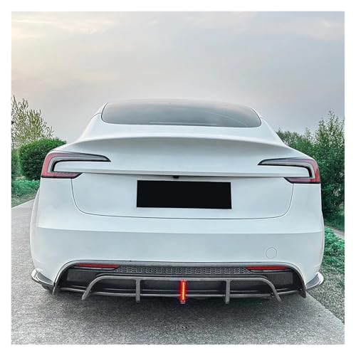Lèvre de diffuseur pour Tesla Model 3 2024-2025 finition noir brillant - 5