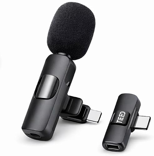 Wireless Microphone, USB-C, Plug & Play, 4 Hours Battery Life, 40m Range, Model M101