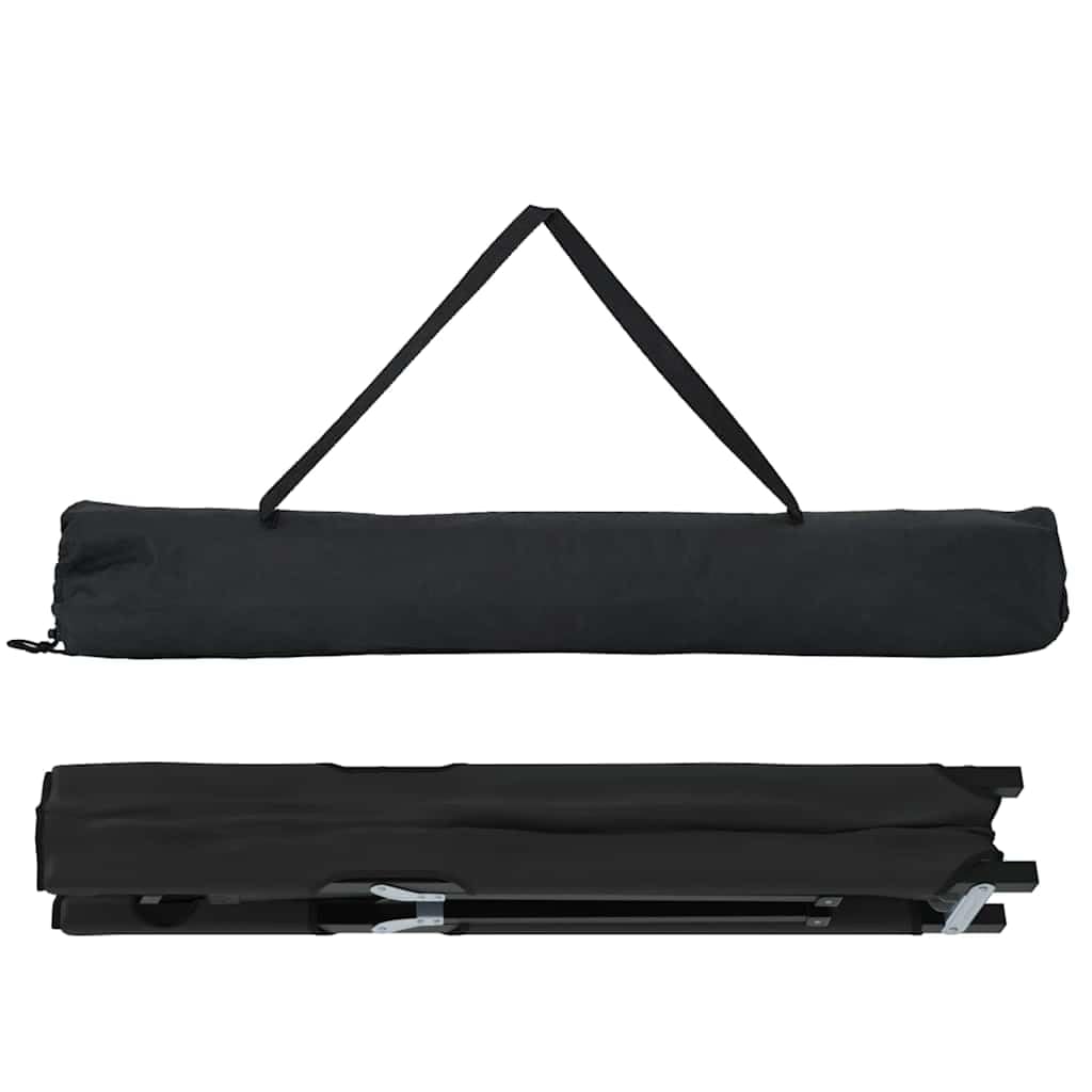 Generisch Klapp Schlafbett fürs Camping 2 pcs Schwarz 206 x 76 x 74 cm,Sportartikel,Outdoor-Aktivitäten,Camping Wandern,Camping-Möbel,Feldbetten-42003169