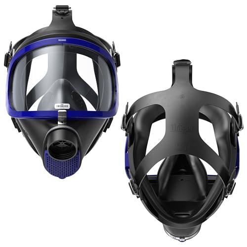 Dräger X-plore 6300 Atemschutzmaske | Vollmaske aus EPDM mit Rd40-Anschluss | Atemmaske geeignet für Farben, Lacke, Schreinerarbeiten, Landwirtschaft, BL-431320