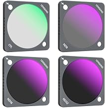 4-Pack Lens Filter Set ND8 ND16 ND32 CPL for DJI Action 2 Camera, QR Magnetic Design ND CPL Filter Kits Lens Protector Accessories for DJI Action 2 Vlogging Shooting Photography