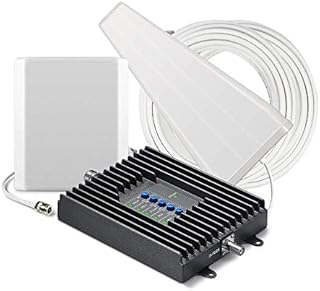 SureCall Fusion4Home Cell Phone Signal Booster up to 5000 sq ft, Boosts 5G/4G LTE, Yagi Panel Antennas, Home & Office Multi-User All Carrier, Verizon AT&T Sprint T-Mobile, FCC Approved, USA Company