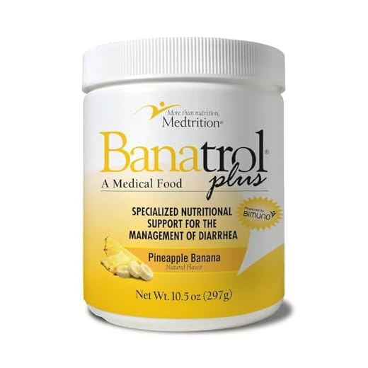 Banatrol Natural Anti-Diarrheal with Prebiotics, Relief for IBS, Recurring Diarrhea, Clinically Supported Medical Food, Non-Constipating, 28 Servings (Pineapple)