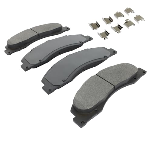 Image of QUALITY-BUILT Front Semi-Metallic Brake Pads, Premium 1001-1328M, Compatible with 2008-2025 Ford (E-150,E-250,E-350 Econoline,E-350 Super Duty,E-450 Super Duty,Econoline Van,Econoline Wagon)